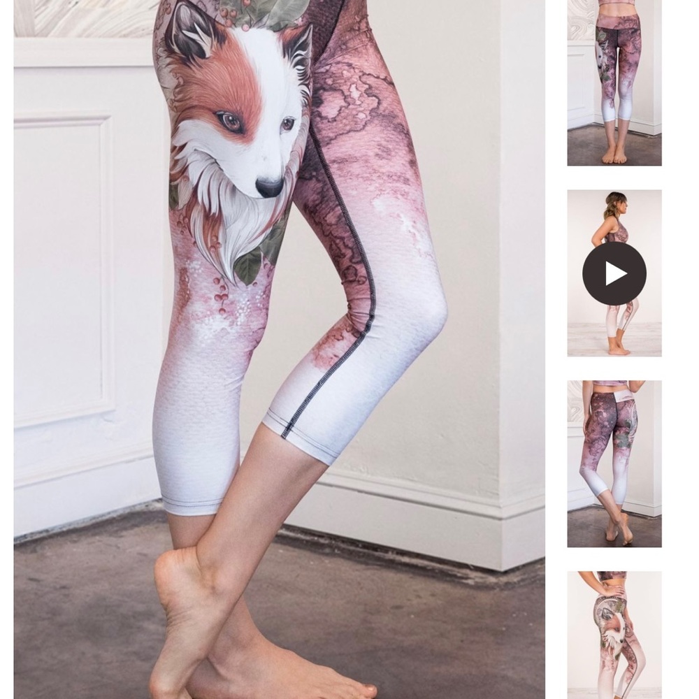 Capri Leggings “Fox” (size runs slim)